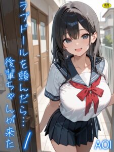 【無料？】ラブドールを頼んだら…（1） 後輩ちゃんが来た：AOIエロ漫画